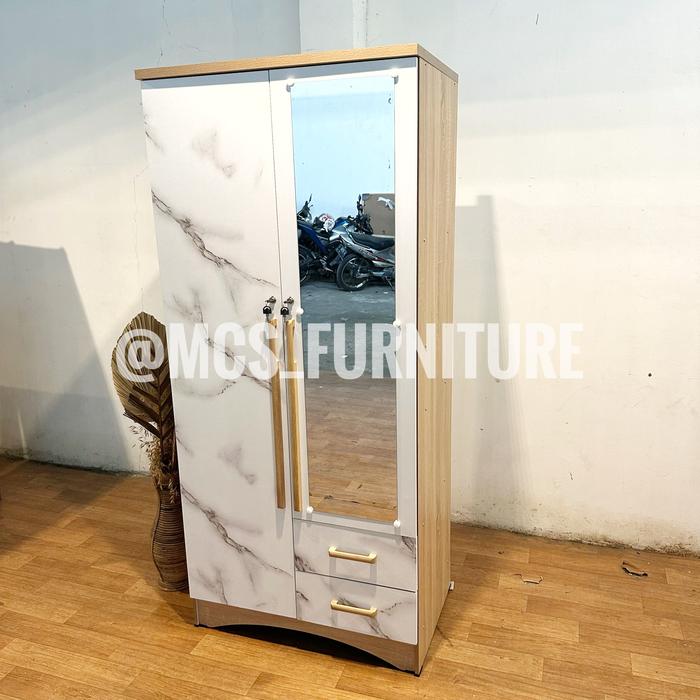 Gambar Lemari Baju Pakaian 5 Pintu (2p + 3p) Mebel Furniture Semarang - 2 pintu, Smg Rkit Cht DL dari Mebel Semarang MCS Furniture undefined Tokopedia