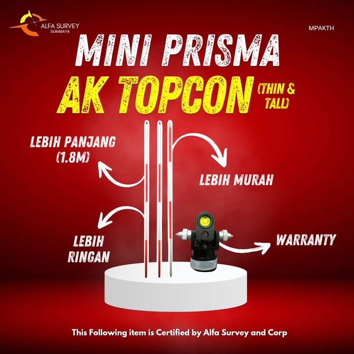 Gambar MINI PRISMA AK TOPCON MURAH dari AlfaSurveyIndonesia682 undefined Tokopedia