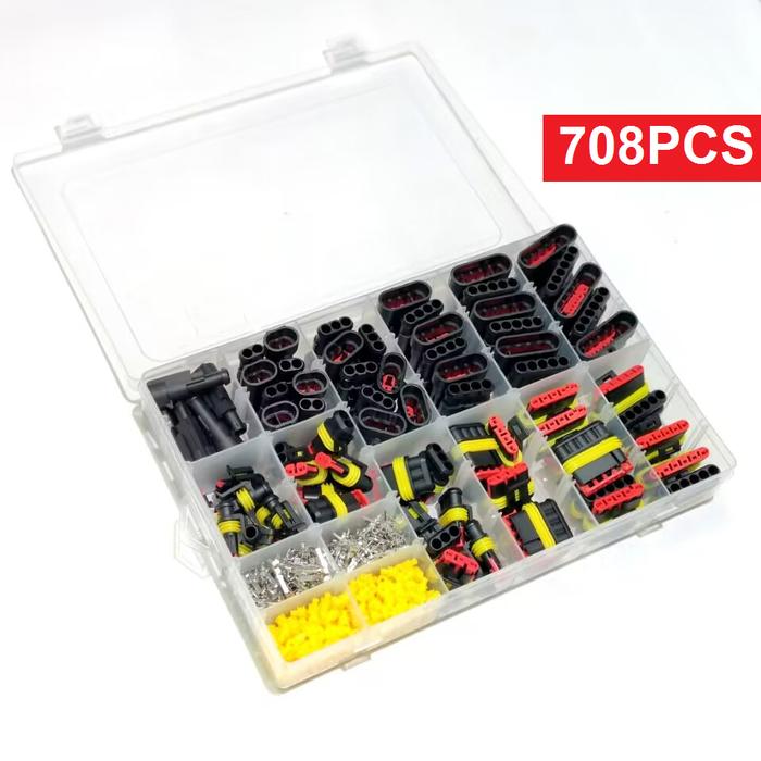 Gambar Socket Kabel Motor Mobil Waterproof Konektor Tang Crimping SN-58B Skun Kabel 2 3 4 5 6 Pin Male Female 240Pcs 708Pcs - 708Pcs dari Rumixx_NEW undefined Tokopedia