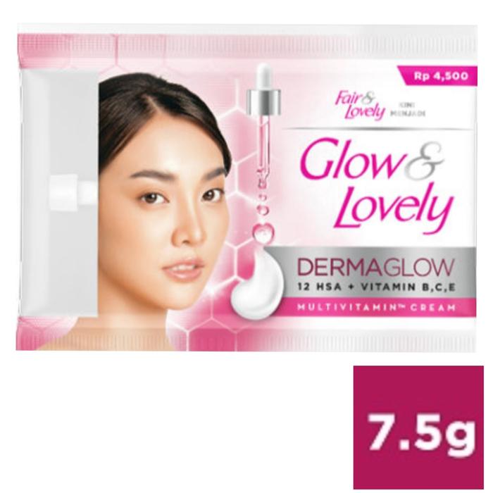 Gambar GLOW & LOVELY  MULTIVITAMIN CREAM SACHET 7 GR (3 SACHET) - SUNSCREEN UVDUO dari Dunia Belanja Murah Makassar undefined 3 Tokopedia