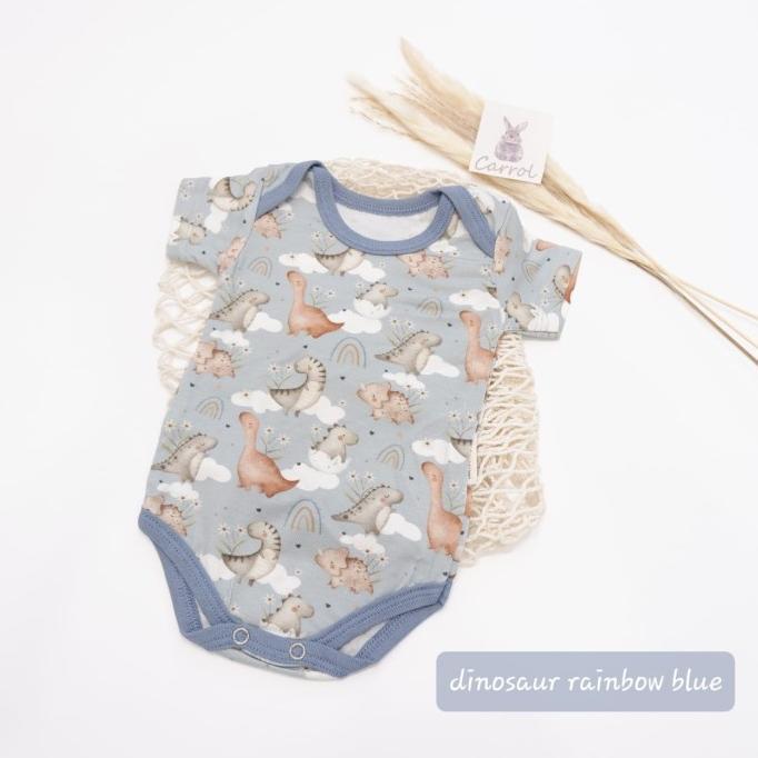 Gambar CARROL N BARROL BODY SUIT JUMPER TENCEL COLLECTIONS 2023- JUMPER BABY - Dinosaur Blue, 6-9 Month dari DAMIYA85 undefined Tokopedia