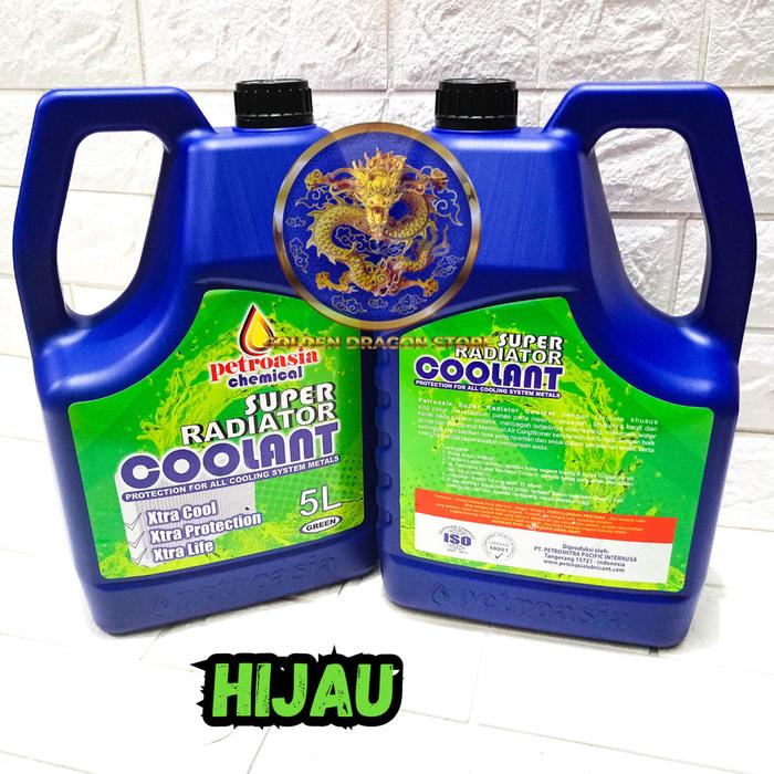 Gambar Air Radiator Mobil Anti Karat / Radiator Motor Coolant Truck 5 Liter - Hijau dari Golden Dragon Store undefined Tokopedia