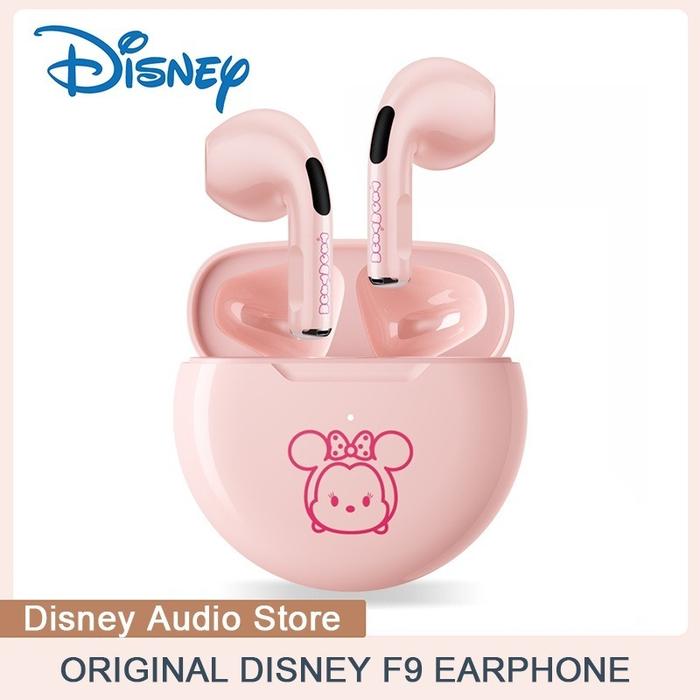 Gambar Disney F9 TWS Wireless Headset Bluetooth Headphone HD Call HIFI Stereo Sound With Mic Bluetooth 5.2 Earphone - Minnie dari Transformers Audio Store undefined Tokopedia