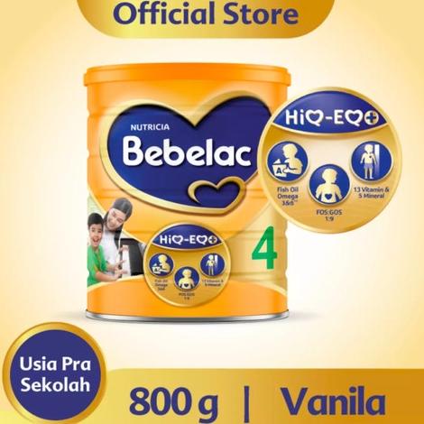 Gambar Susu Bebelac 4 Vanila 800g (3th keatas) dari Bob Kids baby shop undefined Tokopedia