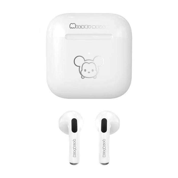 Gambar Disney F11 Tws Wireless Bluetooth Earphone Waterproof Sport Headset Noise Reduction Touch Control Earbud With Mic Bt 5.2 - Mickey Putih dari Transformers Audio Store undefined Tokopedia