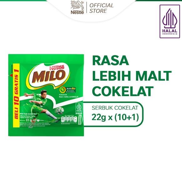 Gambar MILO ACTIV-GO Susu Coklat Renceng 22g - 10+1 pcs dari dehermes undefined Tokopedia