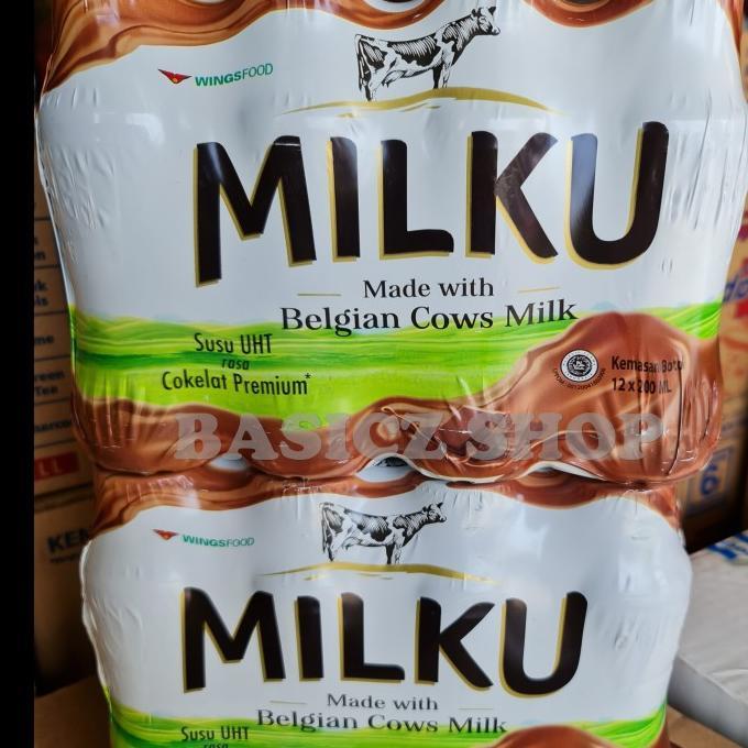 Gambar SUSU UHT MILKU RASA COKELAT PREMIUM 200ML. TERMURAH!!! - Strawberi dari mahesa04 undefined Tokopedia