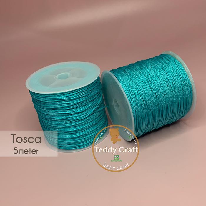 Gambar Tali Beads - Tali Giok - High Quality - Bahan Benang untuk Gelang Kalung Tali Shambala Giok Cina - DIY Strap Phone Beads - Tali Mote - Tali Manik Manik - Tosca dari Teddy Craft undefined Tokopedia