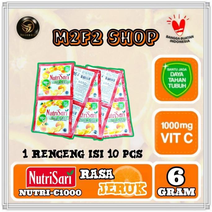 Gambar NutriSari Minuman Serbuk Nutri C1000 | Jeruk Sachet - 6 gr (Renceng) dari tans_shanshop undefined Tokopedia
