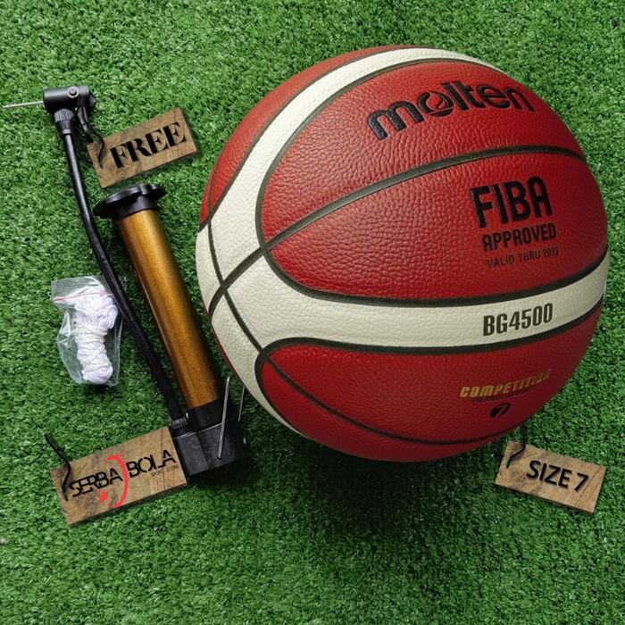 Gambar bola basket molten bg4500 bg5000 gg7x size 6 dan 7 basket kulit dan rubber indoor outdoor - BG4500, SIZE 7 dari serba bola.store undefined Tokopedia