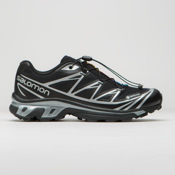 SALOMON XT-6 GTX Gore-tex Goretex Black Silver Black XT6 42⅔ di  Tokopedia - Main Image