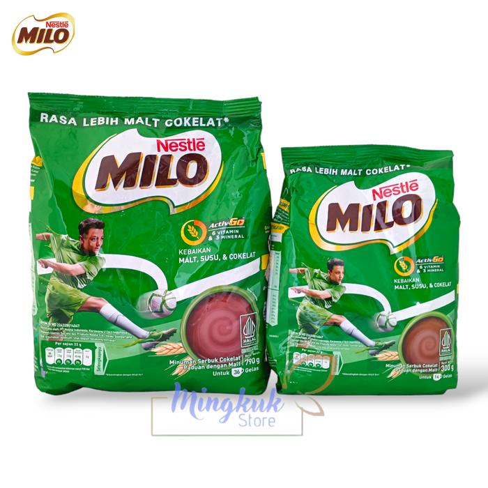 Gambar Milo Active Go Pouch - Milo Active Go 300gr, 790gr - 300 gram dari Mingkuk Store undefined Tokopedia