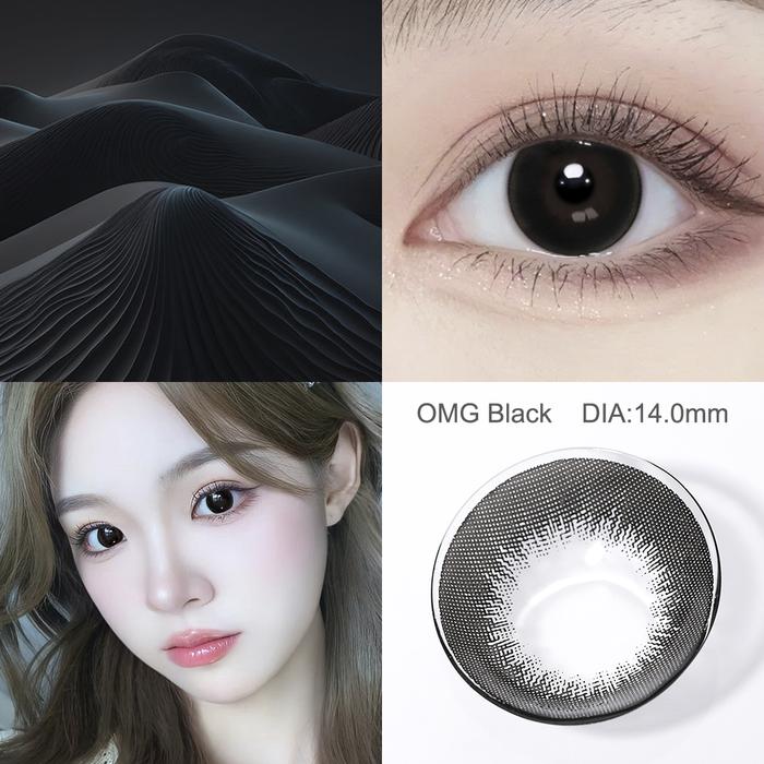 Gambar Magister Softlens  kontak warna diameter 14MM softlens no ring natural - OMG Black dari Magister Softlens undefined Tokopedia