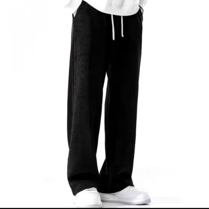 Gambar Loose korean style jeans kerja distro panjang cowok celana kulot pria - Black Tali, L=30 dari Safety Market Jakarta 2 undefined Tokopedia