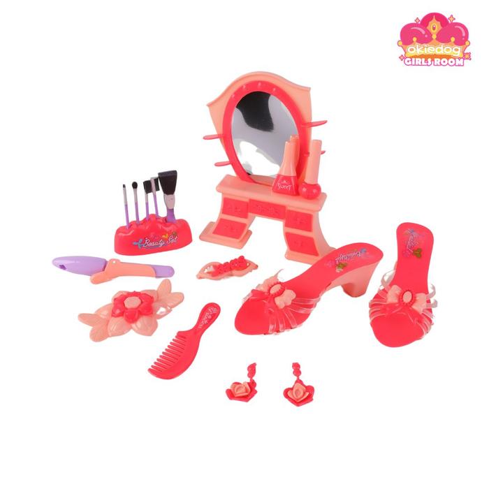 Gambar Okiedog Girls Room - Mainan kecantikan, mainan make up anak - MakeUp&Heels dari Tosyen Okiedog undefined Tokopedia