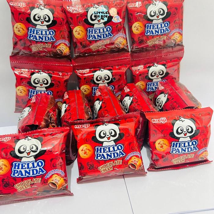 Gambar Littleendit SNCK20 Hello Panda/ Biskuit Meiji Coklat Strawberry - Strawberi dari pigletstation undefined Tokopedia