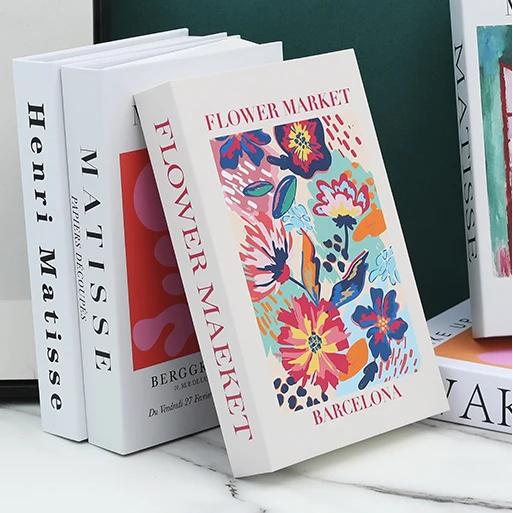 Gambar TaffHOME VILEAD Buku Palsu Pajangan Penyimpanan Barang Dummy Organizer Hidden Storage Book - Flower market 2 dari BudgetGadget undefined Tokopedia
