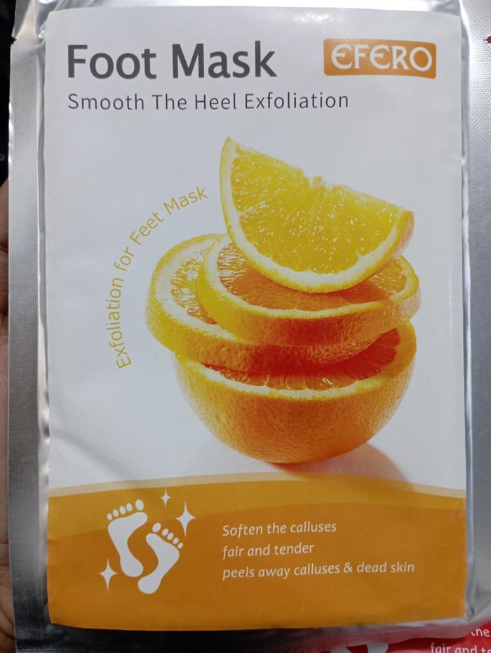 Gambar Efero putimi Masker kaki EXPOLIATING FOOT MASK/MASKER KAKI AND HANDMASK/MASKER TANGAN PEDICURE MEDICURE - Orange dari ChloeWahyudi-Tokopedia undefined Tokopedia
