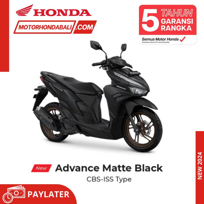 Gambar Sepeda Motor Honda New Vario 125 CBS ISS - Black dari MOTORHONDABALI undefined Tokopedia