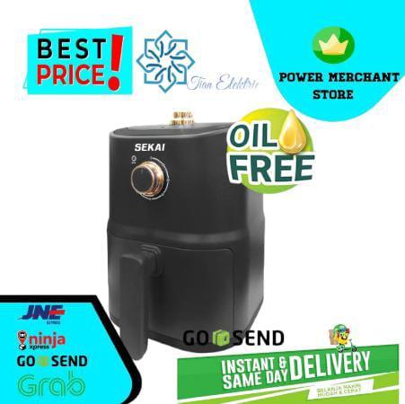 Gambar SEKAI AFS-2251 Air Fryer 2.3 Liter 650 Watt - Black dari Toko Tian Elektrik undefined Tokopedia