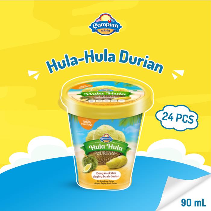 Gambar Campina Ice Cream Carton Package 1 - Hula Durian Cup dari Campina Ice Cream undefined Tokopedia