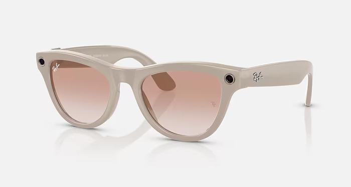 Gambar RAY-BAN SMART GLASSES META MODEL SKYLER NEW GENERATION - Cinnamon Pink dari MYCOMSHOP undefined Tokopedia