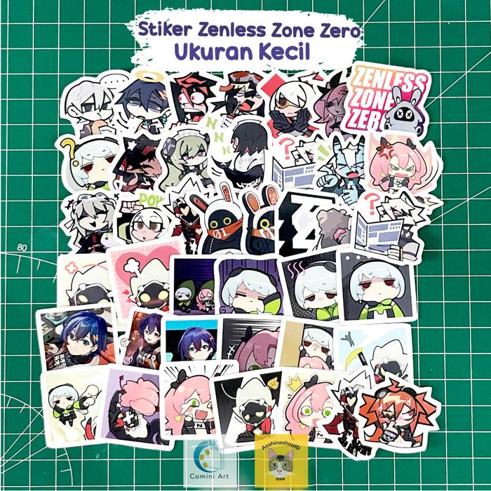 Gambar Stiker Zenless Zone Zero/ZZZ Chibi ukuran kecil (VinlyGlossy) bervarian dari Comini Art undefined Tokopedia