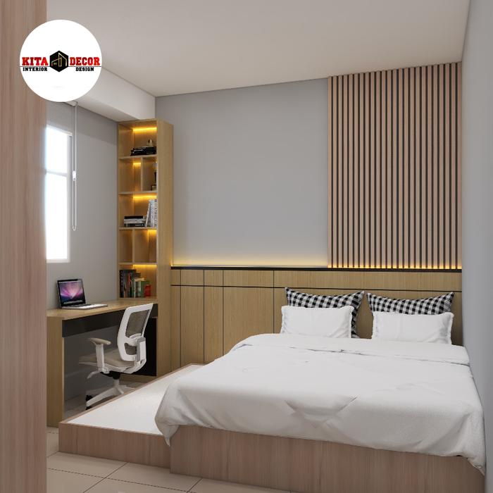 Gambar Design Interior 1 BR Apartemen Mahata Margonda dari KITA DECOR undefined Tokopedia