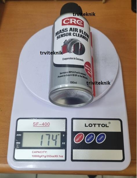 Gambar CRC Mass Air Flow Sensor Cleaner,CRC 05110, - 190ml dari triviteknik sejahtera undefined Tokopedia