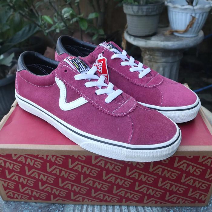 Jual VANS SPORT BEET RED TRUE WHITE Sleman Ndon Shoes
