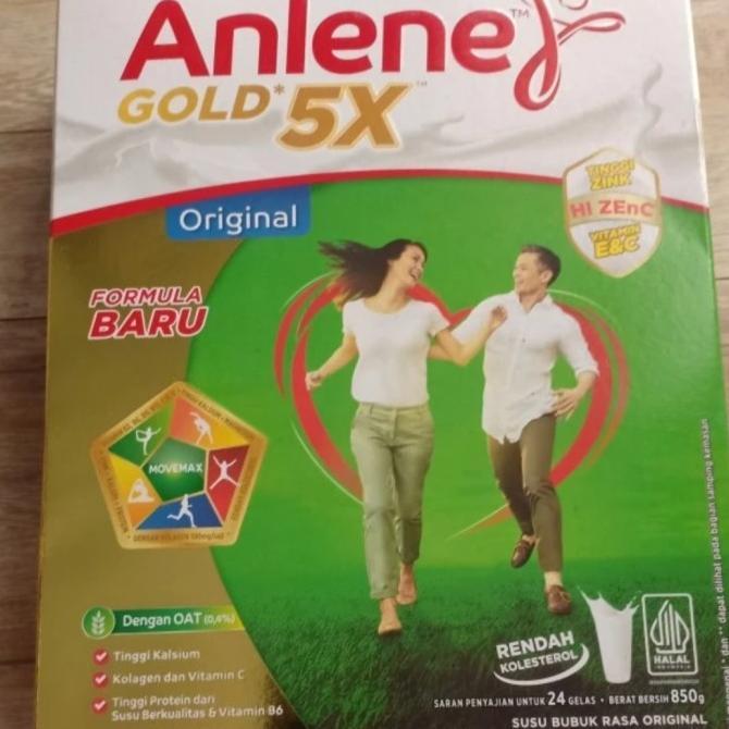 Gambar Ready Anlene Gold Plus 5X Original 885 Gram 885Gram / Susu Lansia 900 Gram Terlaris - 850gram dari hidayatull88 undefined Tokopedia
