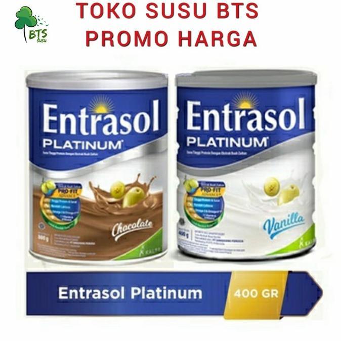 Gambar Ready Entrasol Platinum 400 gram Vanila Coklat Senior 400gr Susu Lansia Terlaris - Vanila 400g, full packing dari hidayatull88 undefined Tokopedia