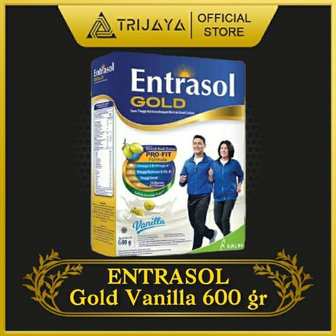 Gambar Ready ENTRASOL GOLD 580 GR ( VANILA / COKLAT ) - SUSU LANSIA - Vanila,ECO PACK Terlaris - Vanila, ECO PACK dari hidayatull88 undefined Tokopedia