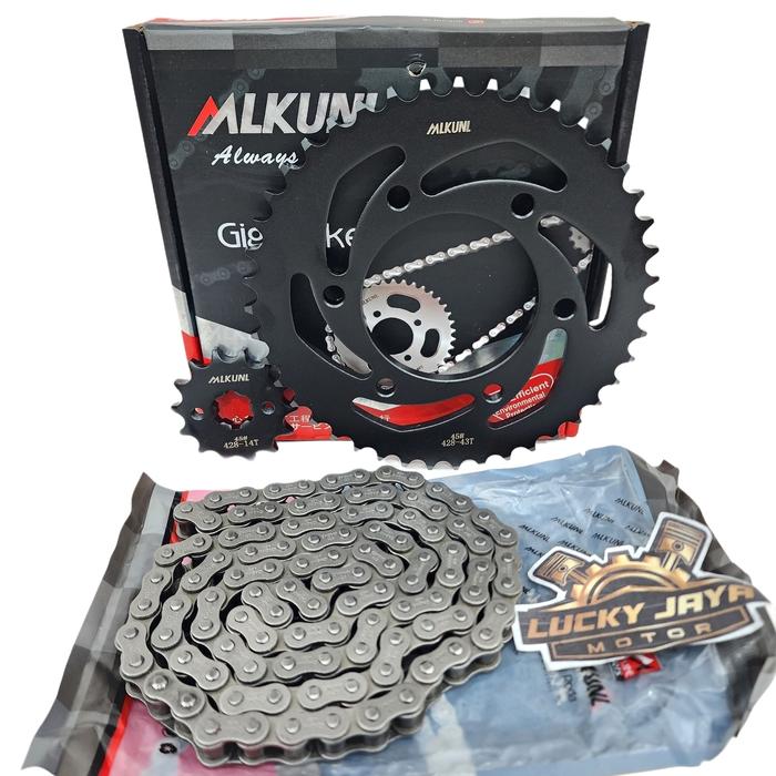 Gambar Girset Gearset Chainkit Gear Gir Set Paket Rantai Vixion New Lightning Advance Pnp Vixion Old Lama MLKUNL dari CV LUCKY JAYA MOTOR undefined Tokopedia