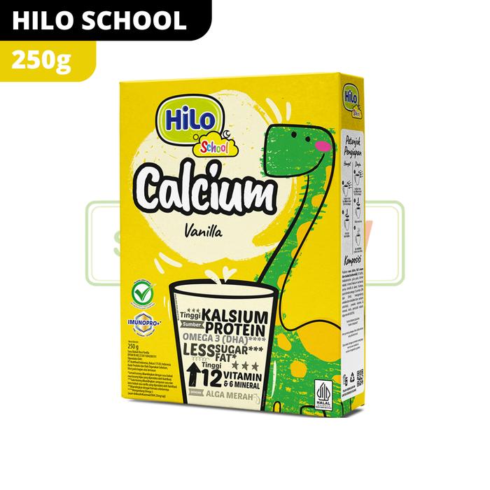 Gambar HiLo School Vanilla 250g - Susu Tinggi Kalsium Lebih Rendah Lemak dari HW Swalayan undefined Tokopedia