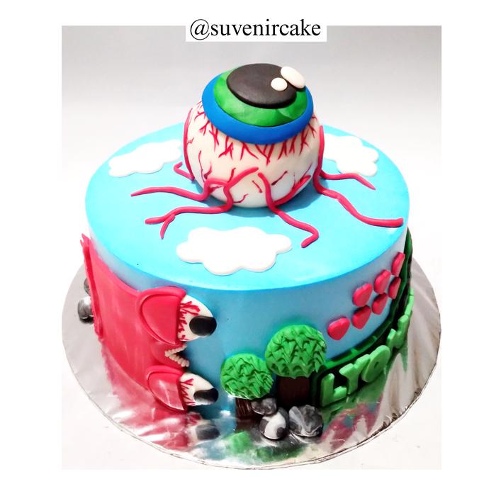 Gambar cake eyes/kue ulang tahun eye/kue ulang tahun mata - 20cm dari Suvenir Cake undefined Tokopedia
