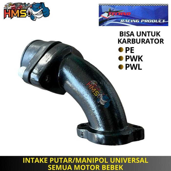 Gambar Intake Manipol Intek Manipul Manifold Leher Angsa Karet Maniful Miring Putar Steel Karbu Karburator PE Pwk Pwl 30 28 26 24 21 Yamaha Jupiter Z Z1 Mx King Vega ZR Fizr Verza Megapro Tiger Mio Sporty Soul Nouvo Vario 110 125 Nmax Pcx - Intake Miring, 21/24/26 dari WEST OFFICIAL STORE undefined Tokopedia
