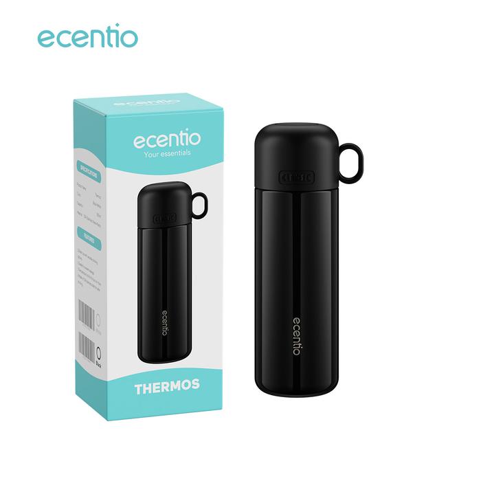 Gambar ecentio Tumbler air panas Termos Botol Minum Vacuum 500ml - Hitam dari ecentio.indonesia undefined Tokopedia