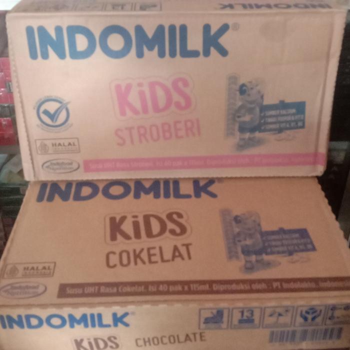 Gambar Indomilk kids 115 ml isi 40 - Strawberi dari Toko Gegil undefined Tokopedia