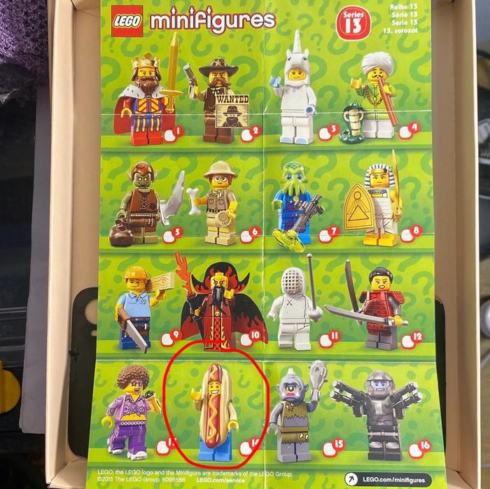 Gambar lego minifigures series 13 - No 14 Sausage dari rafumstore undefined Tokopedia