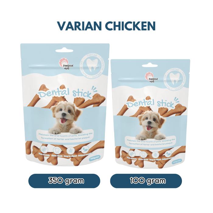 Gambar Snack anjing - dental stick anjing - pembersih gigi anjing yaho dental - Ayam, 100 gram dari Pawsitive Official undefined Tokopedia