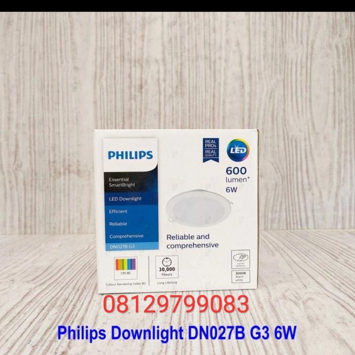 Gambar PHILIP DN027B downlight led panel inbow 6w 9w 12w 15w 19w - DN027B 6 WATT, SINAR PUTIH dari eco led lighting undefined Tokopedia