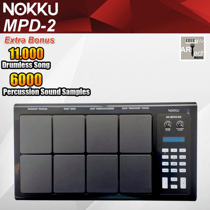 Gambar NOKKU MPD2 / MPD 2 / M PD2 / MP D2 Multipad Drum - PAKET A dari Artech Music undefined Tokopedia