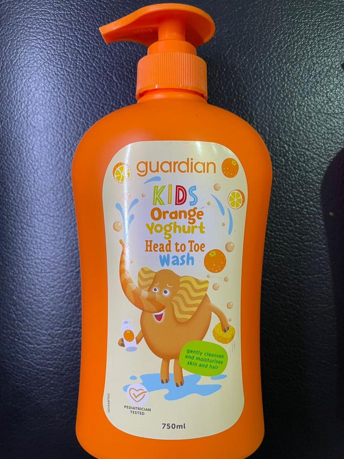 Gambar GUARDIAN KIDS CARE HEAD TO TOE/SABUN MANDI ANAK - orange yoghurt dari babyolsen undefined Tokopedia