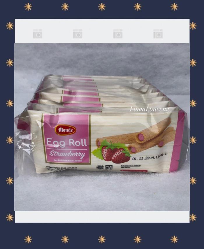 Gambar Monde Egg Roll Chocolate 10 pack - Strawberi dari LomaLonceng undefined Tokopedia
