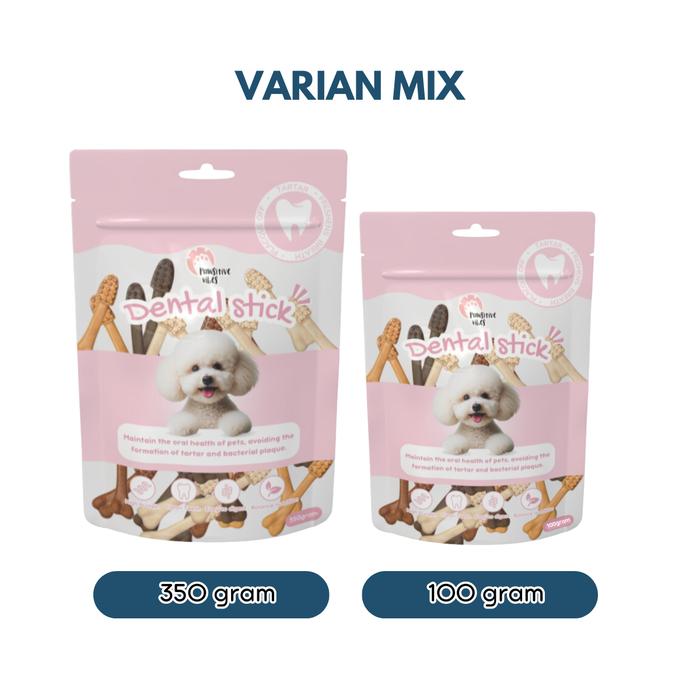 Gambar Snack anjing - cemilan anjing - dog treats - dental stick - vetenarian - Mix, 350 gram dari Pawsitive Official undefined Tokopedia