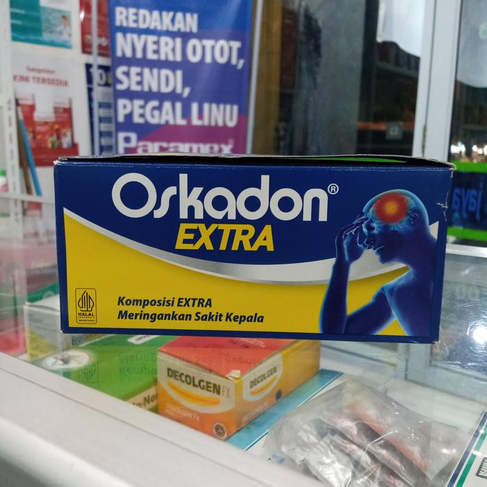 Gambar OSKADON EXTRA 4 TABLET 1 STRIP dari Anugerah Jaya batam undefined Tokopedia