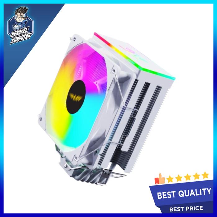 Gambar CPU COOLER ARMAGGEDDON BLIZZARD 3 ARGB 6 HEAT PIPES - WHITE dari bengkelkomputerptk undefined Tokopedia