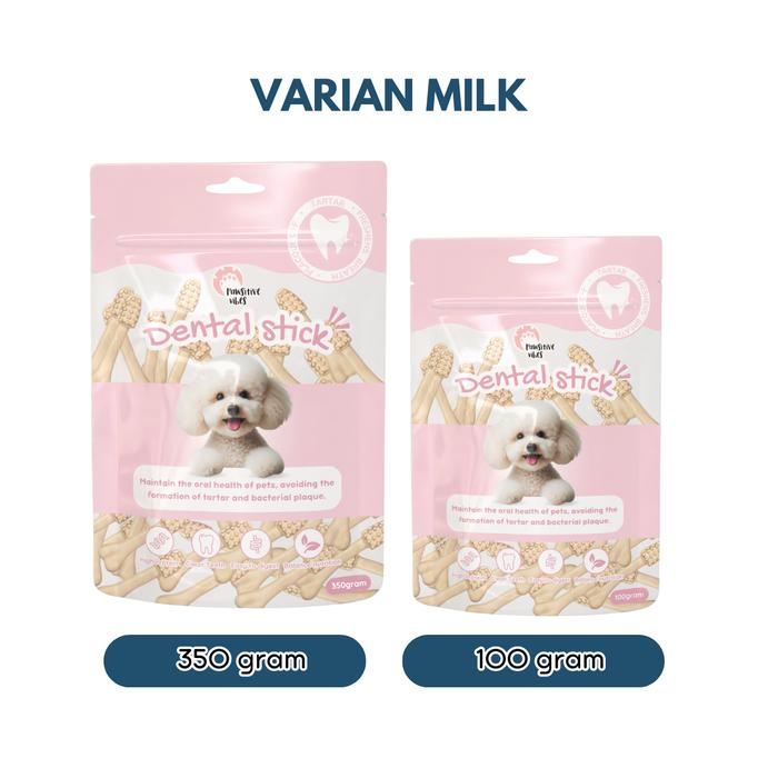 Gambar Snack anjing - cemilan anjing - dog treats - dental stick - vetenarian - Susu, 350 gram dari Pawsitive Official undefined Tokopedia