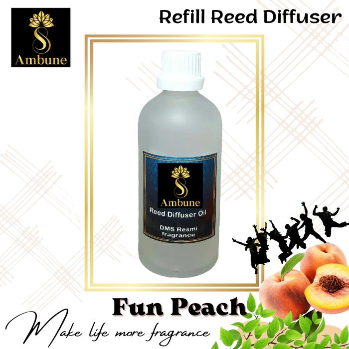 Gambar Refill Reed diffuser 100 ml ambune - Fun peach dari Ambune Fragrance undefined Tokopedia